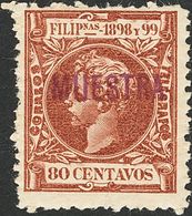 Filipinas. * 131/48M 1898. Serie Completa, A Falta De Los Valores De 3 Mils, 1 Peso Y 2 Pesos. MUESTRA. MAGNIFICOS. 2013 - Filipinas