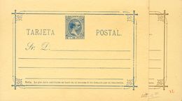 Filipinas. Entero Postal. (*) EP10/11 1896. 2 Cts Azul Y 3 Cts Castaño Sobre Tarjetas Entero Postales. MAGNIFICAS. 2018  - Philipines