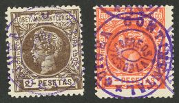 Guinea. * 42A/N 1905. Serie Completa, A Falta De Los Tres Valores Clave. Sobrecarga GUINEA CONTINENTAL / ASSOBLA, En Vio - Guinea Spagnola