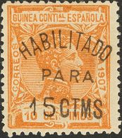 Guinea. * 58S/Y 1908. Serie Completa. MAGNIFICA. 2012 70,5. - Spanish Guinea