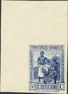 Guinea. (*) 244/50s 1934. Serie Completa, Esquina De Pliego. SIN DENTAR. MAGNIFICA. 2018 160. - Guinea Española