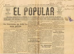 Marruecos. Sobre 106 1932. 2 Cts Violeta BISECTADO. Periódico EL POPULAR De LARACHE A BRUSELAS (BELGICA). MAGNIFICO Y MU - Spanisch-Marokko