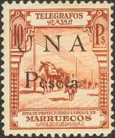Marruecos. Telégrafos. * 32/34 1935. Serie Completa (manchitas Del Tiempo). BONITA. 2018 495. - Spanish Morocco