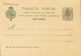 Marruecos. Entero Postal. (*) EP10 1914. 5 Cts Verde Sobre Tarjeta Entero Postal (UNION UNIVERSAL DE CORREOS). MAGNIFICA - Marocco Spagnolo