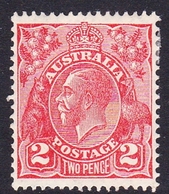 Australia SG 99 1930 King George V,2d Scarlet,Small Multiple Watermark Perf 13.5 X 12.5, Mint Hinged - Nuovi