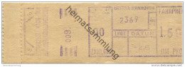 Deutschland - Hannover - UESTRA Hannover - Fahrschein DM 1.50 - Europa