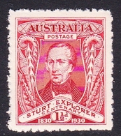 Australia SG 117 1930 Centenary Of Exploration Of River Murray 1.5 Scarlet, Mint Hinged - Ongebruikt