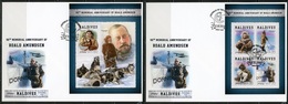Maldives 2018, Explorers, R. Amundsen, Dogs, 4val In BF+BF In 2FDC - Polarforscher & Promis