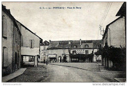 D64 -LES BASSES PYRENEES - PONTACQ < PLACE DU BARRY + CAFE "L'UNION" - Pontacq