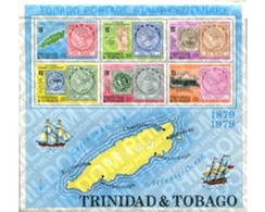 Ref. 27032 * MNH * - TRINIDAD AND TOBAGO. 1979. CENTENARIO DEL PRIMER SELLO DE TOBAGO - Postzegels Op Postzegels