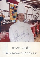 Restaurant Pachon - Carte De Bonne Annee 1983 - Dédicasse - Restaurantes