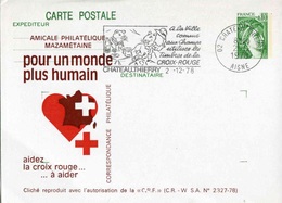 Entier Postal De 1978 Sur CP Avec Timbre "0,80 Sabine De Gandon" Et Repiquage Commémoratif - Cartes Postales Repiquages (avant 1995)