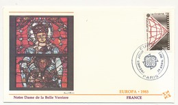 FRANCE => Enveloppe FDC - EUROPA 1984 "Le Cinéma" - Premier Jour Paris 29/04/1983 - 1980-1989