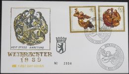 BERLIN 1989 Mi-Nr. 858/59 FDC - 1981-1990