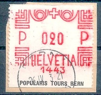 Freistempel  "Popularis Tours, Bern"         1963 - Máquinas De Franquear