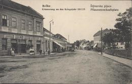 CPA Bosnie Brcko Erinnerung An Das Kriegsjahr 1914 15 Sljivarska Pijaca Pflaumenverkaufsplatz Pour Festung Trebinje - Bosnia And Herzegovina