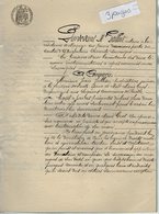 Delcampe - VP12.542 - MAGNAC SUR TOUVRE - Acte De 1885- Quittance Par Mr JULIEN à La Fonderie De RUELLE à Son épouse - Manuscrits
