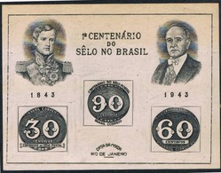 Brasil, 1943, # Bl. 6, MNG - Blocks & Sheetlets