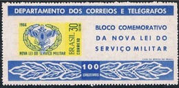 Brasil, 1966, # Bl. 16, MNG - Blocks & Sheetlets