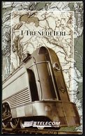 TRAIN - ITALIA 1998 - TELECOM - I TRENI DI IERI - FOLDER CON 8 SCHEDE TELEFONICHE NUOVE - Trains