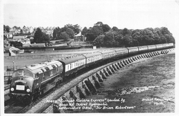 ¤¤   -  Carte-Photo D'un Train Au Royaume-Uni  -  CORNISH RIVIERA EXPRESS  -  Locomotive   -  ¤¤ - Trenes