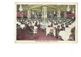 Cpa - Main Dining-Room, Rector's Restaurant, New York - Salle à Manger Restaurant - Lustre - Bares, Hoteles Y Restaurantes