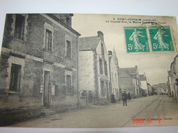 C.P.A.- Saint Joachim (44) - La Grande Rue - La Mairie  - Ecole Et La Poste- 1918 - SUP (AD90) - Saint-Joachim