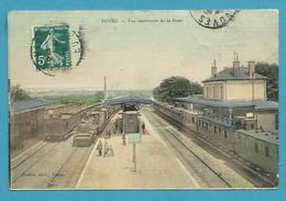 CPA - Chemin De Fer Trains La Gare De VOVES 12 - Andere & Zonder Classificatie