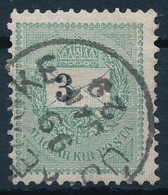 O 1898 3kr Az értékszám Jelent?sen, 0,7 Mm-rel Elcsúszott Balra - Altri & Non Classificati