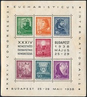 ** 1938 13 Db Vegyes Min?ség? Eucharisztikus Blokk (130.000) - Altri & Non Classificati