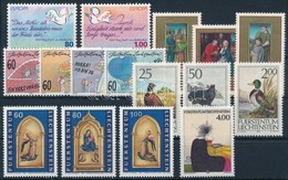 ** 1989-1995 Liechtenstein 5 Db Klf Sor + 1 Bélyeg - Altri & Non Classificati