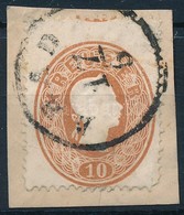 1861  Képbe Fogazott 10kr ,,ARAD' - Altri & Non Classificati