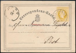 1869 Díjjegyes Levelez?lap ,,KIS - VÁRDA' - ,,PEST' - Altri & Non Classificati