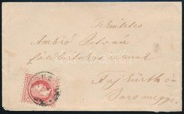 1870 5kr Levélen 'CSUZ' - 'KOLTHA' - Fajkürth - Altri & Non Classificati