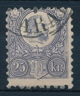 O 1871 Réznyomat Képbe Fogazott 25kr Aradi Pénzutalvány Bélyegzéssel - Altri & Non Classificati