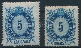 ** 1874 Távirda Réznyomat 5kr Nagyobbra Fogazva - Altri & Non Classificati