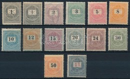 * 1889 'E' Teljes Sor (85.000) / Mi 27 I B-39 B (apró Foghibák / Perforation Faults) - Altri & Non Classificati