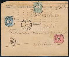 1893 Pénzes Levél 15kr Bérmentesítéssel / Insured Cover - Altri & Non Classificati