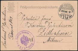 1915 Tábori Posta Levelez?lap 'K.u.k. Korps - Sanitäts - Reserve...' + 'HP 143' - Altri & Non Classificati