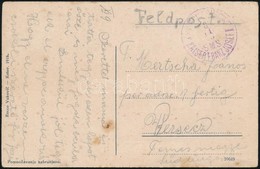 1916 Tábori Posta Képeslap ,,S.M.S. KAISER FRANZ JOSEF' - Altri & Non Classificati