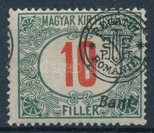 ** Nagyvárad 1919 Portó 10f Elcsúszott Felülnyomással, Bodor Vizsgálójellel - Altri & Non Classificati