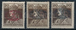 * Debrecen I. 1919 3 Klf Károly 20f Garancia Nélkül (*23.750) - Altri & Non Classificati