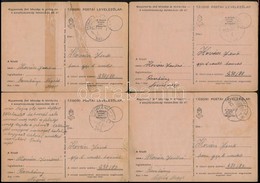 1942 4 Db Tábori Posta Levelez?lap 'ROMHÁNY-VÁC / 192' Mozgóposta Bélyegzéssel - Altri & Non Classificati