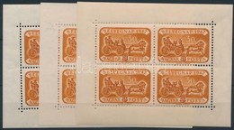 (*) * 1947 Bélyegnap 3 Db Kisív, 2 Falcos + 1 Gumi Nélküli - Altri & Non Classificati