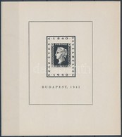 ** 1941/1b 100 éves A Bélyeg Emlékív Vízjeles Papíron (20.000) - Altri & Non Classificati