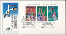 1987 Kosárlabda Blokk Mi 6 FDC-n - Altri & Non Classificati