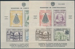 ** 1954 300 éves A Sz?zanya Kollégium Blokksor Mi 8-9 (gy?r?dés / Creases) - Altri & Non Classificati