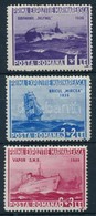 * 1936 Tengerészeti Kiállítás; Hajó Sor Mi 519-521 - Altri & Non Classificati