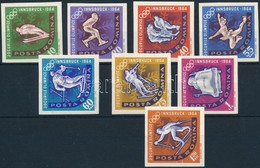 ** 1963 Téli Olimpia, Innsbruck Vágott Sor Mi 2203-2210 - Altri & Non Classificati