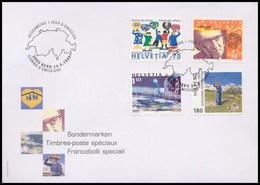 1999 Évfordulók és Események Sor Mi 1695-1698 FDC-n - Altri & Non Classificati